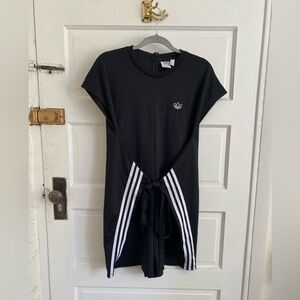 Adidas Originals Primegreen 3-Stripes Romper in Black Size Medium